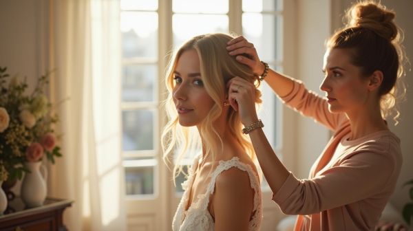 Obtenez une coiffure de mariage à domicile à Paris 19 facilement